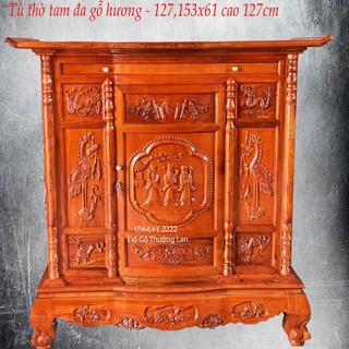 Khung ảnh thờ hoa mai gõ gõ rát vàng 2 cỡ hình thờ 21x31 và 25x35
