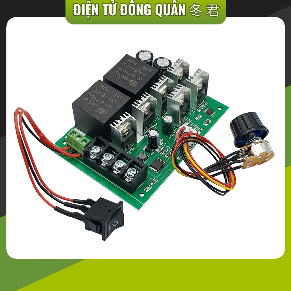 [HCM]  Mạch điều khiển tốc độ động cơ DC 40A có đảo chiều [ĐIỆN TỬ]