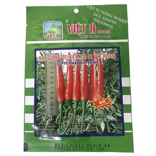 Hạt giống Ớt Hàn Quốc va99999 – 0.5gram, GIỐNG CHUẨN, SIÊU DỄ TRỒNG