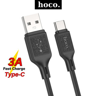 Dây sạc TypeC Hoco sạc nhanh 3A cáp silicone siêu bền dành cho thiết bị Android Oppo Xiaomi samsung