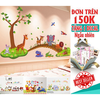TRANH DECAL DÁN TƯỜNG TIẾNG ANH VÀ CÁC LOẠI ĐỘNG VẬT CHO BÉ - Decal dán tường -Trang trí tường
