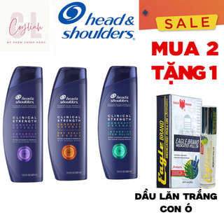 Dầu Gội Head & Shoulder 400ml Giảm Gàu, Nấm Vảy Nến Chính Hãng