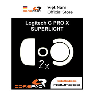  2 Bộ Feet chuột thay thế PTFE Corepad Skatez PRO Logitech G PRO X SUPERLIGHT 1 - Corepad Official Store 