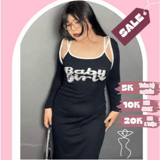 SALE SẬP SÀN - Set Đầm Váy 2 Dây Đan Chéo Ôm Body Thun Sexy Dáng Dài Kèm Áo Khoác Croptop Nữ Baby Girl LiVi Bigsize