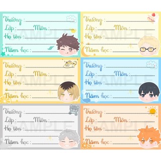 NHÃN VỞ ANIME HAIKYUU!!