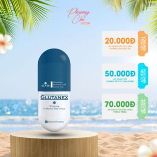 Sửa tắm dưỡng trắng body Glutanex 300ml - Kem tắm làm trắng nhanh, chống nhăn da body