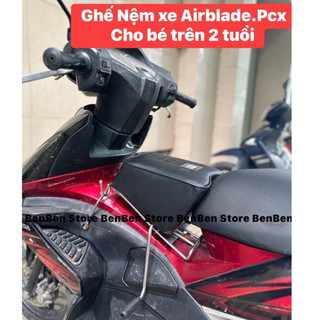 Ghế nệm ngồi xe máy cho bé xe Airblade, Pcx