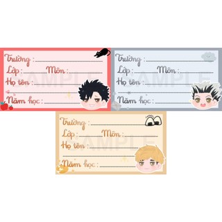 NHÃN VỞ ANIME HAIKYUU!!
