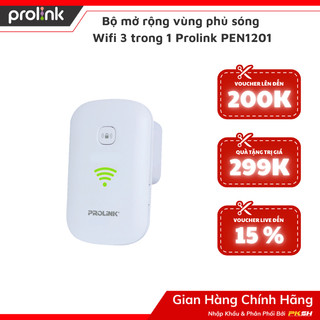 Bộ mở rộng vùng phủ sóng 3 trong 1 PROLINK PEN1201 - Hàng phân phối chính hãng