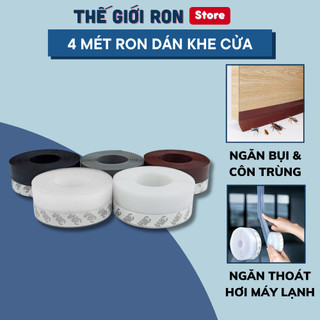 4 Mét Ron Chặn Khe Cửa, Miếng Chặn Cửa Toilet Chống Bụi, Chống Côn Trùng An Toàn, Tiện Lợi 25 35 45mm