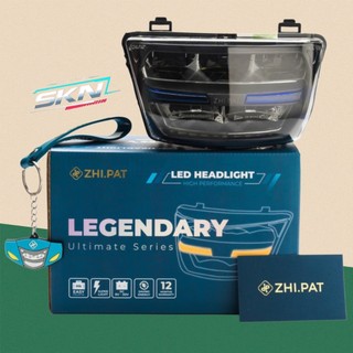 Pha đèn ZHIPAT led 2 tầng dành cho xe Wave110 Thái