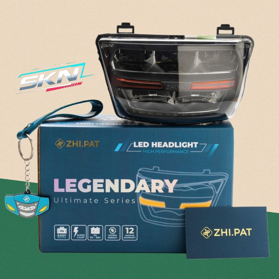 Pha đèn ZHIPAT led 2 tầng dành cho xe Wave110 Thái
