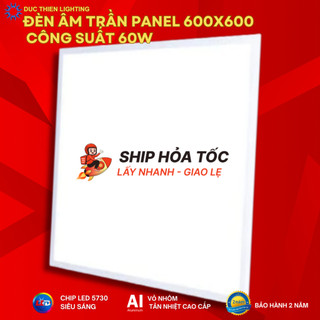 Đèn led âm trần thạch cao kích thước 600x600 chuyên công trình nhà phố, spa hàng cao cấp đủ watt