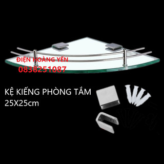 Kệ góc kính xà bông Inox 201