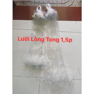 40-50m lưới cá lòng tong1phân5(8li) (đánh nổi )bắt cá suối tôm tép các loại cá nhỏ