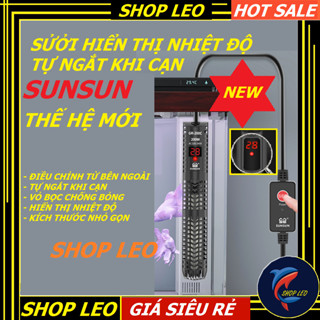 SƯỞI HIỂN THỊ LED SUNSUN GR 100W-200W-300W-500W dành cho hồ cá cảnh-Máy sưởi bể cá, hồ thủy sinh - Máy sưởi chống bỏng