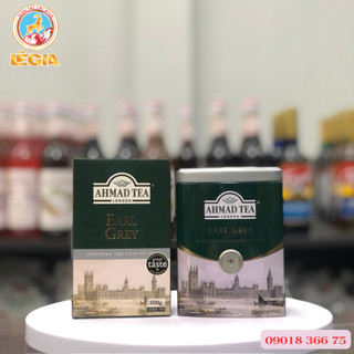 Trà ahmad bá tước, loại trà nguyên lá pha ấm - hộp 100g - ahmad earl grey tea