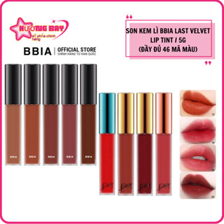 Son Kem Lì Bbia Last Velvet Lip Tint Màu 02 39 36 12 14 25