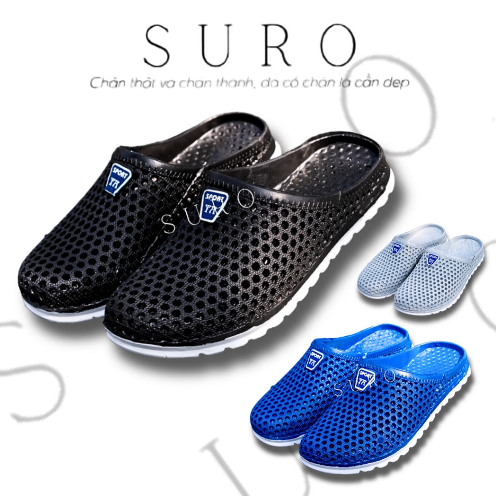 Dép Sục Nam Nữ- Dép Nhưa Dẻo, Dép Đi Ngoài Trời, Dép Lao Động Chống Trơn Trượt [ Giá Xưởng]