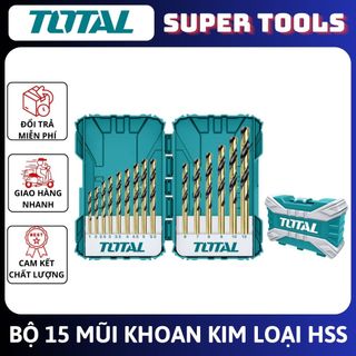 Total bộ 15 mũi khoan hss tacsdl51501