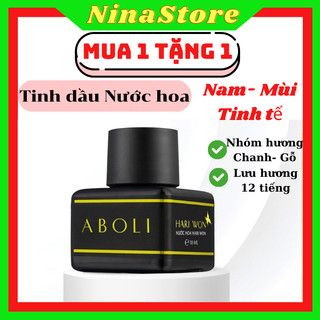 Tinh dầu Nước hoa chấm Olee Nam Aboli chai mini 10ml Mùi Hiện đại tinh tế - Lưu hương 8 tiếng - Ninastore Perfume