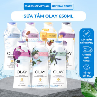 Sữa tắm trắng da dưỡng ẩm olay body wash usa 650ml, sữa tắm olay mỹ - marsshopvietnam