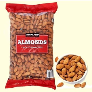 Hạnh nhân rang Kirkland Almonds gói 1360gr của Mỹ