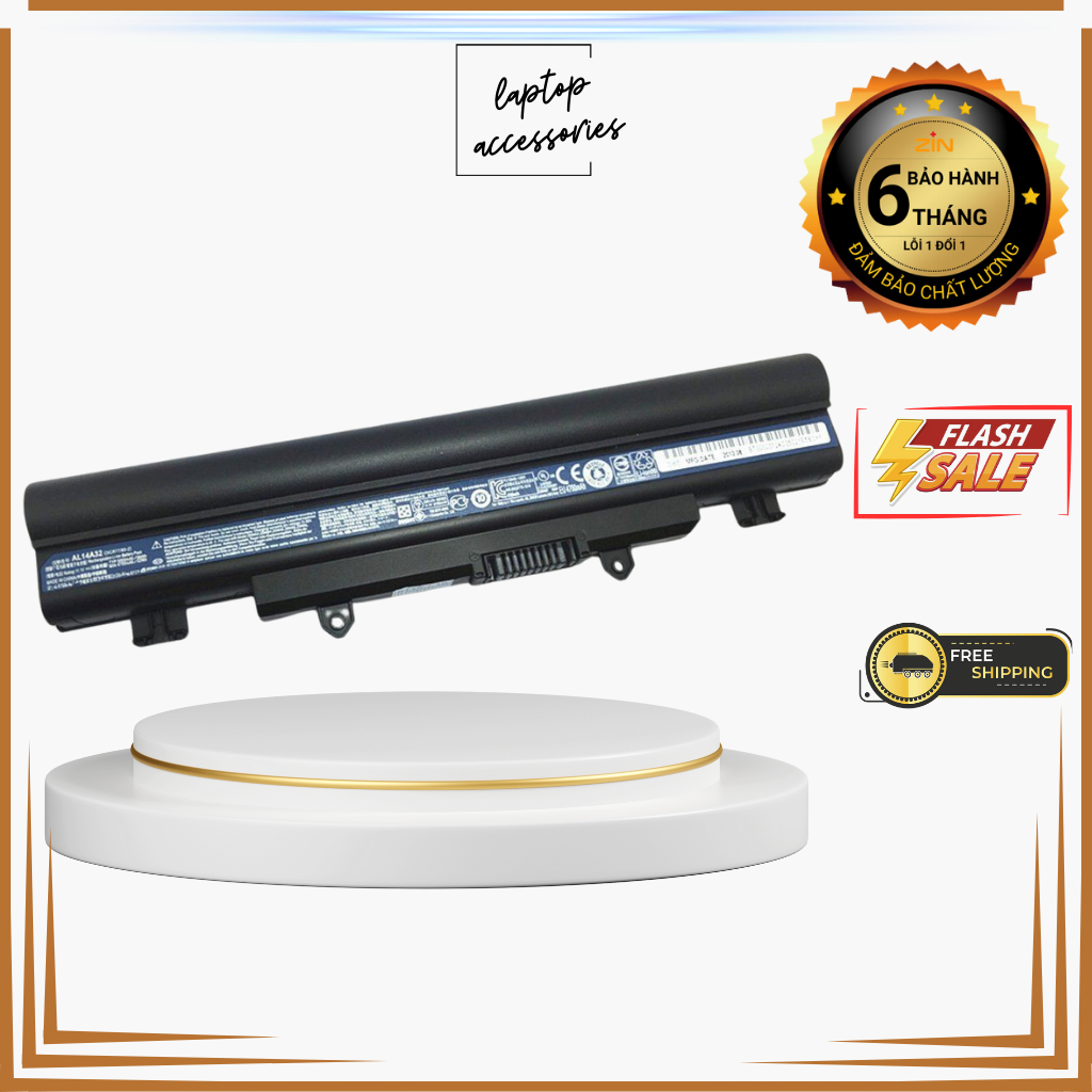 PIN ACER E5-471 (AL14A32) - 4 CELL:Aspire E1-571 E5-411 E5-421 E5-471 E5-472 E5-511 E5-531 E5-551