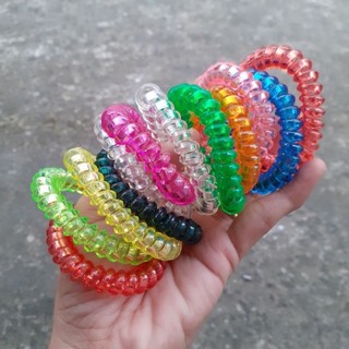Combo 20 dây cột tóc lò xo màu đen (loại to 5cm)