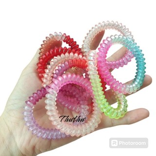 Lò xo cột tóc trong màu loại to (5cm)
