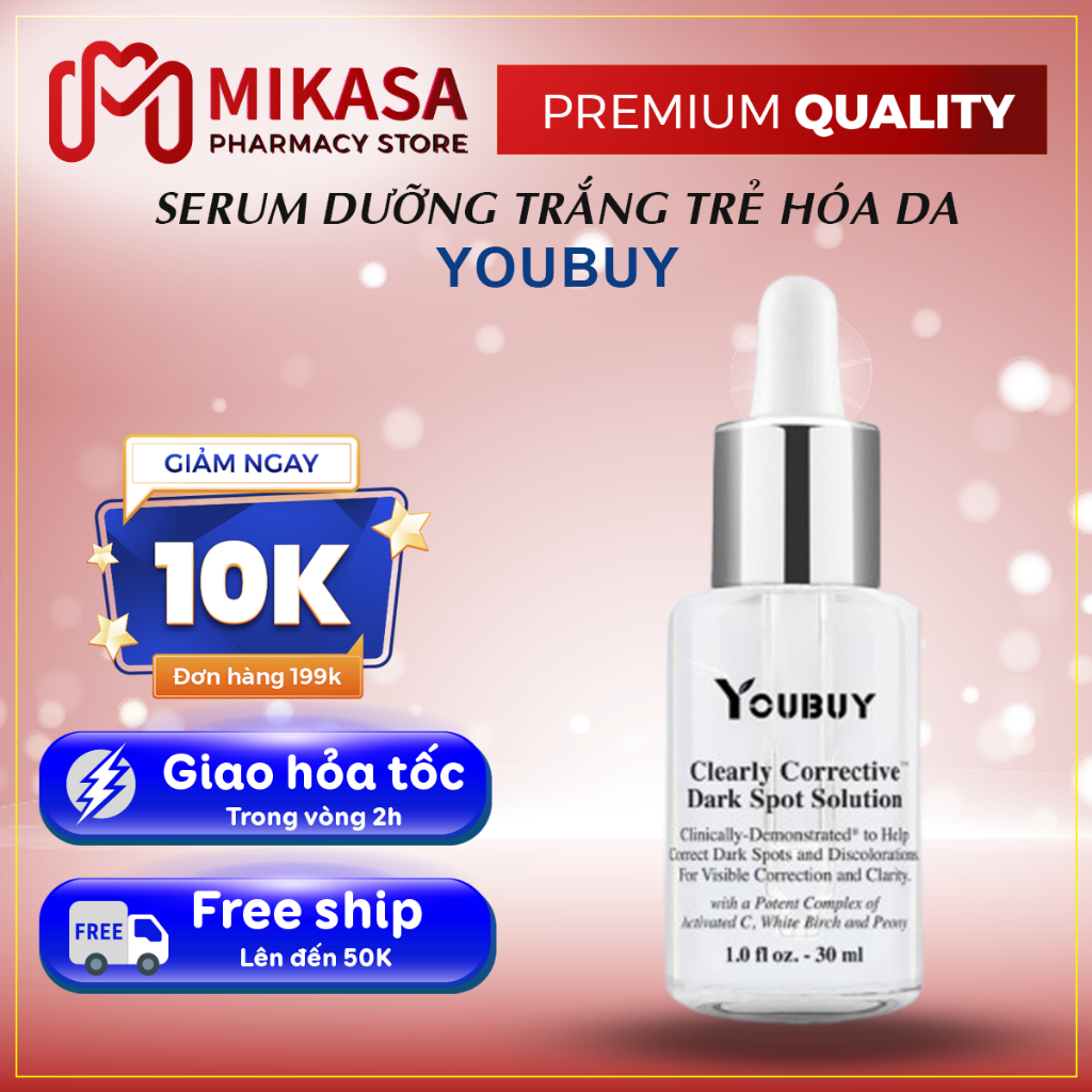 Tinh Chất Dưỡng Trắng Da Youbuy - Serum Youbuy Mờ Thâm Dưỡng Trắng Da, Se Khít Lỗ Chân Lông, Trẻ Hóa Da