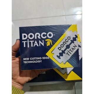  Hộp 100 lưỡi dao lam Dorco titan chính hãng 