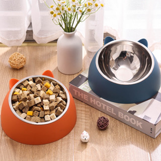 Bát ăn chống gù cho mèo chó thú cưng