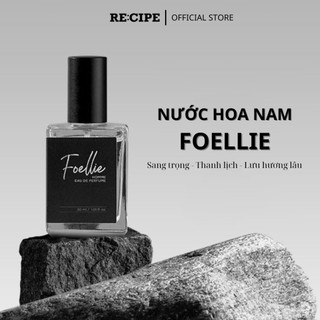 Nước Hoa Nam Chính Hãng Foellie Hương Thơm Thanh Lịch Sang Trọng Nam Tính hương gỗ ấm áp 30ml