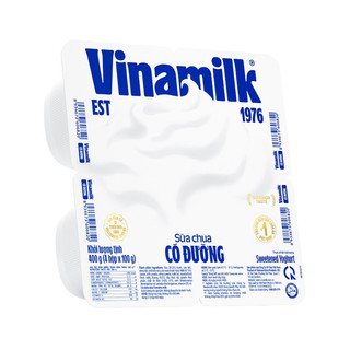 VỈ 4 HỘP SỮA CHUA CÓ ĐƯỜNG VINAMILK 100G