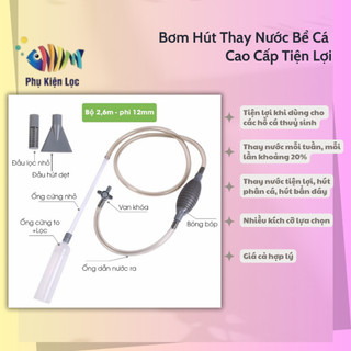 Bơm hút thay nước bể cá cao cấp tiện lợi