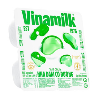 VỈ 4 HỘP SỮA CHUA NHA ĐAM VINAMILK 100G
