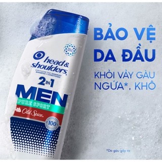 Dầu gội head&shoulders men old spice 370ml của Mỹ