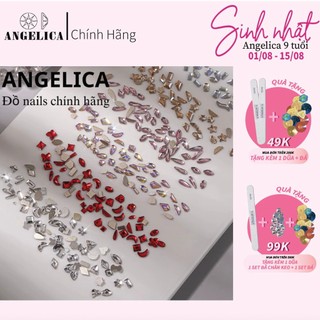 Set đá chân bằng size mini nails hoặc size lớn trang trí móng đính nail ANGELICA SDM SMN