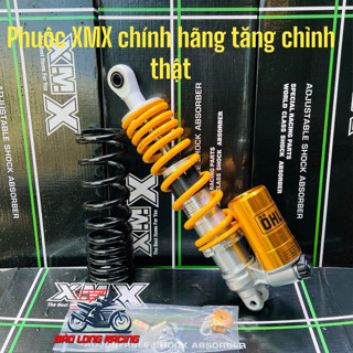 Phuộc kiểu Ohlinss XMX tặng chỉnh thật 16 chế độ gắn xe máy VARIO MIO Lead Vision Spoocy bảo hành 6 tháng