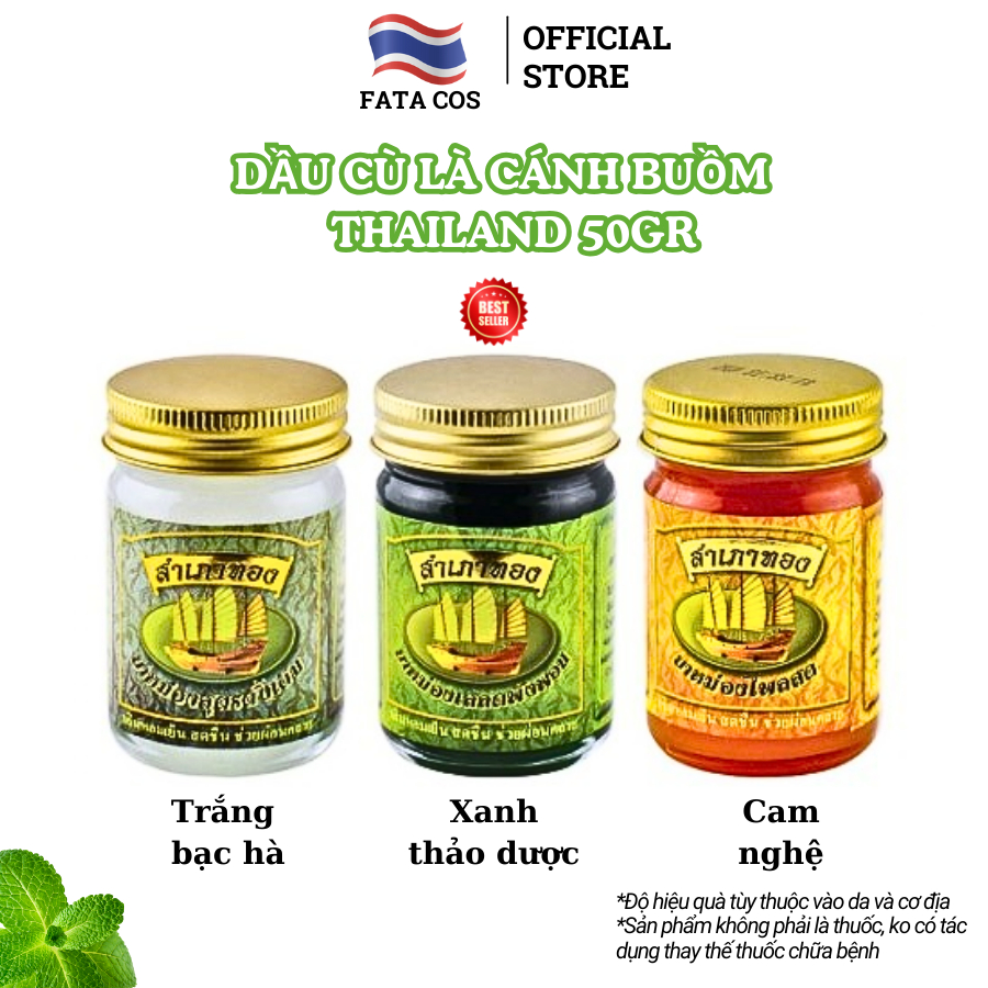 Dầu cù là cánh buồm thái lan, dầu xoa bóp, dầu cù là thái lan 50gr fata co's