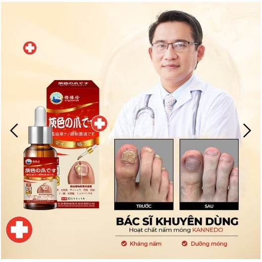 Tinh Chất Nấm Móng Kannedo - Serum Nấm Móng Nhật Bản Kannedo Giúp Cải Thiện Móng Hỏng, Phục Hồi Và Chăm Sóc Móng.