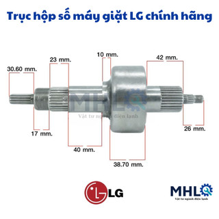  Hộp số máy giặt LG trục hộp số máy giặt LG chính hãng loại cổ ngắn model 20-24kg vật tư điện lạnh mhl 
