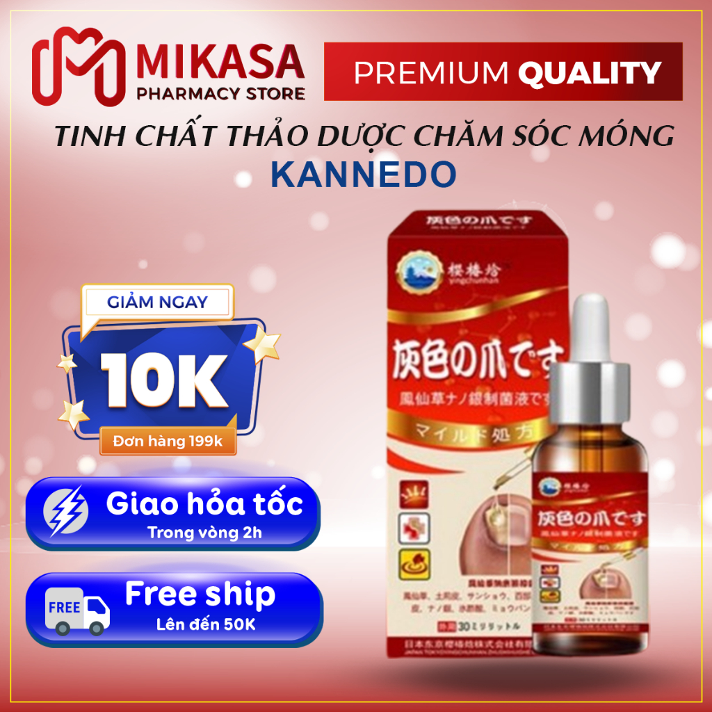 Tinh Chất Nấm Móng Kannedo - Serum Nấm Móng Nhật Bản Kannedo Giúp Cải Thiện Móng Hỏng, Phục Hồi Và Chăm Sóc Móng.