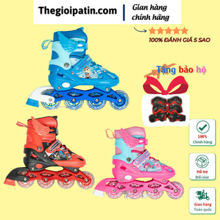 Giày trượt patin trẻ em bánh phát sáng centosy jocy wings - bánh phát sáng, phanh an toàn