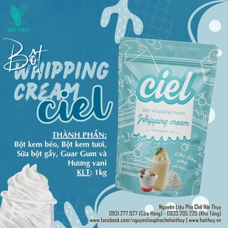 Bột whipping cream ciel 1kg