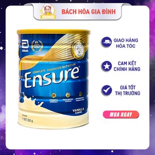 - hộp sữa bột ensure úc 850g