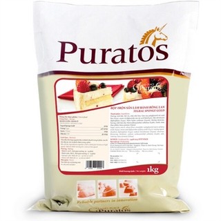 Bột trộn sẵn làm bánh bông lan Puratos 1kg