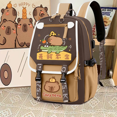 Balo nam nữ CAPYBARA thời trang phong cách Hàn Quốc dày dặn chống thấm nước - BEE GEE – BLTT9139
