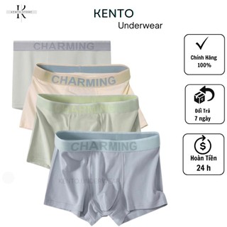 Quần lót nam, combo 3 chiếc sịp nam boxer charming chất liệu vải cotton hàng nhập cao cấp